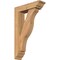 Ekena Millwork Funston Traditional Smooth Bracket w/ Offset Brace, Western Red Cedar, 5 1/2"W x 20"D x 32"H BKT0604X20X32FST01SWR - alternate 1